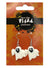 White Ghosts Halloween Costume Earrings - Main Image