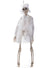 Image of Small Hanging White Skeleton Groom Halloween Decoration 