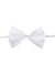 Image of Showman White Satin Bow Tie Costume Accessory - Main Image