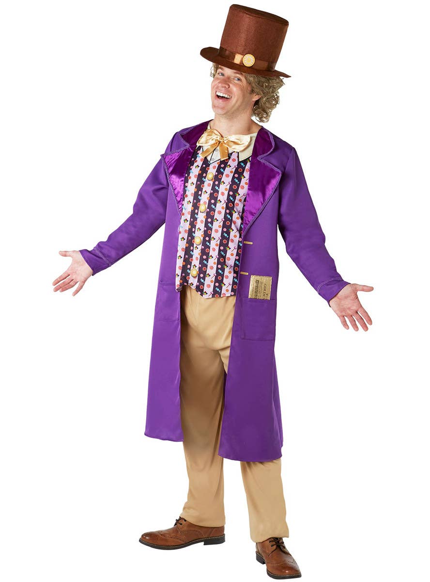 Image of Willy Wonka Roald Dahl Men's Book Week Costume - Alternate Image 1