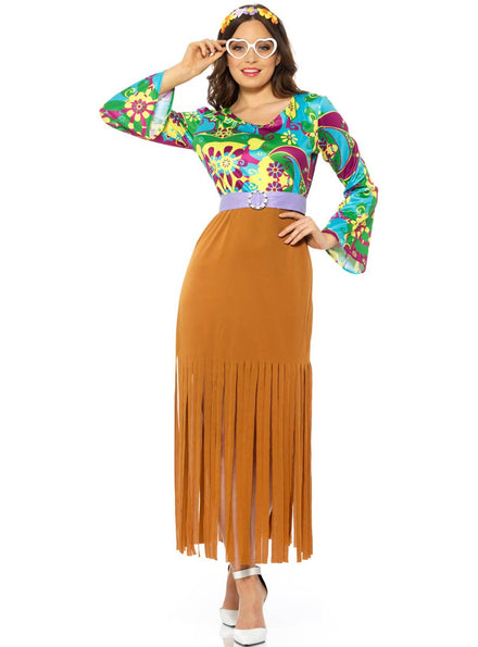 Hippie Babe 60s 70s Womens Costume - Main Image