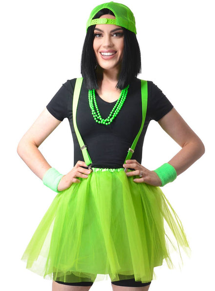 Image of Fairy Green 40cm Women's Costume Tutu - Main View