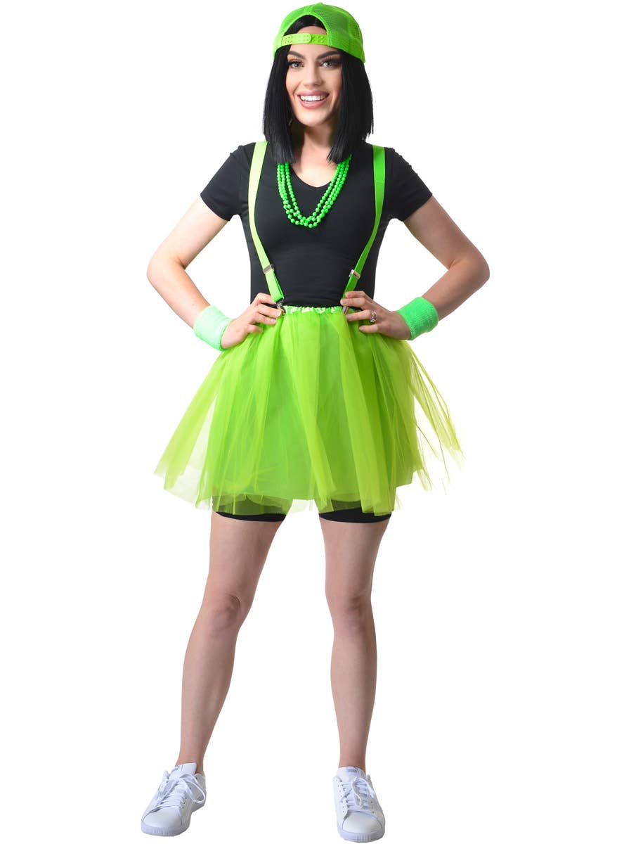 Image of Fairy Green 40cm Women's Costume Tutu - Full View