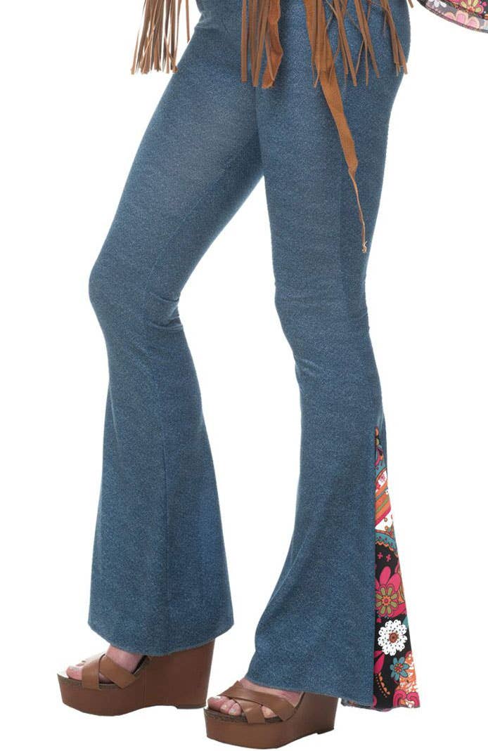 Women's Peace Out Hippie 1960's  Costume - Pant Image