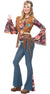 Women's Peace Out Hippie 1960's  Costume - Main Image