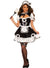 Image of Sequin Black and White French Maid Women's Sexy Costume