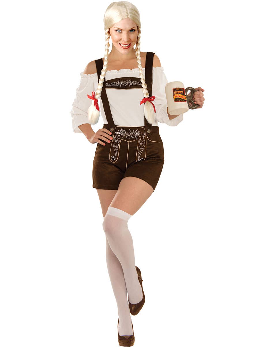 Image of Cute Oktoberfest Lederhosen Women's Costume