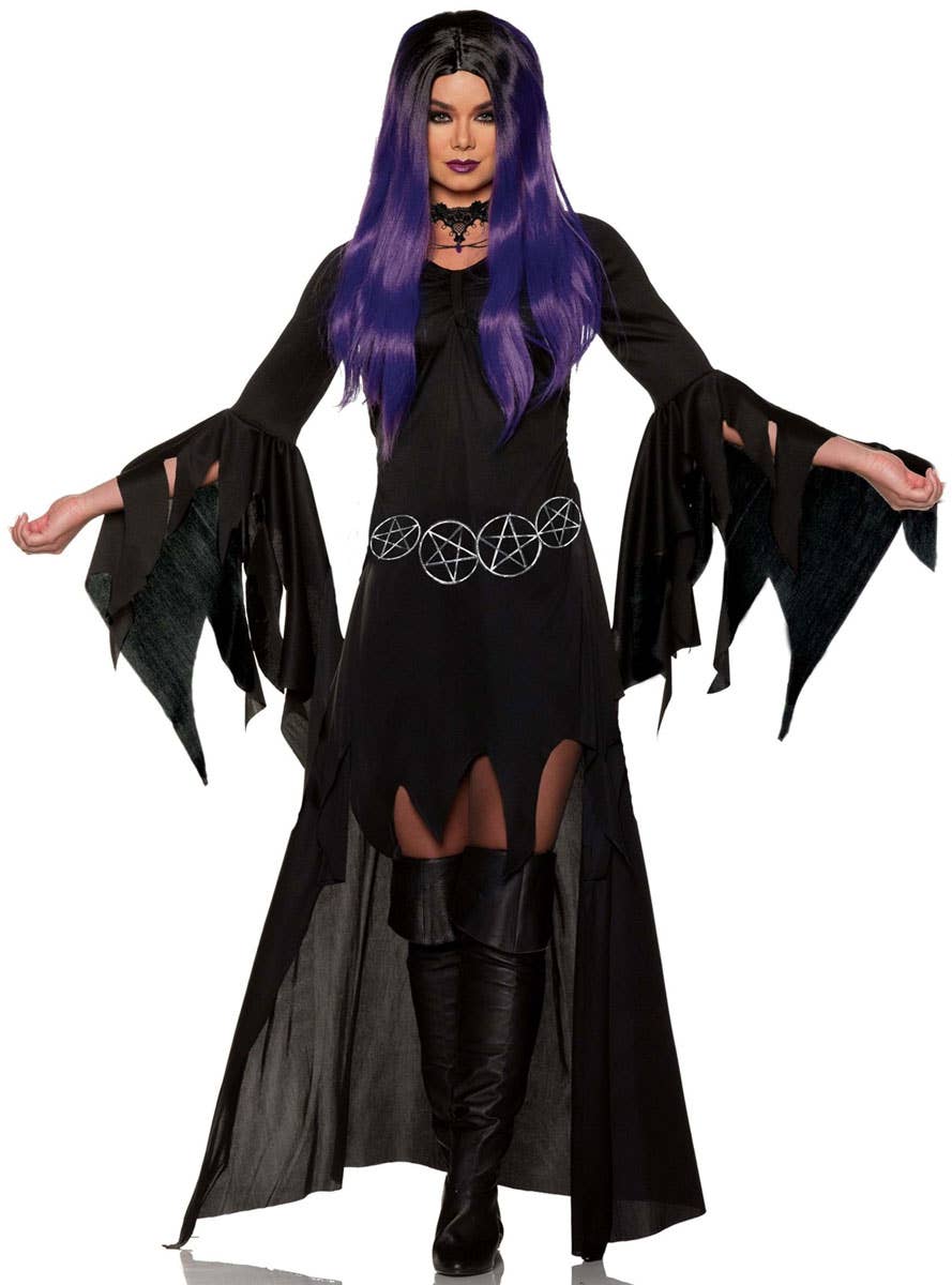 Image of Dark Spell Caster Witch Womens Halloween Costume