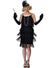 Image of Racy Black Tassel 1920's Flapper Womens Costume - Main Image