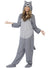 Image of Grey Wolf Women's Animal Onesie Costume - Front Image