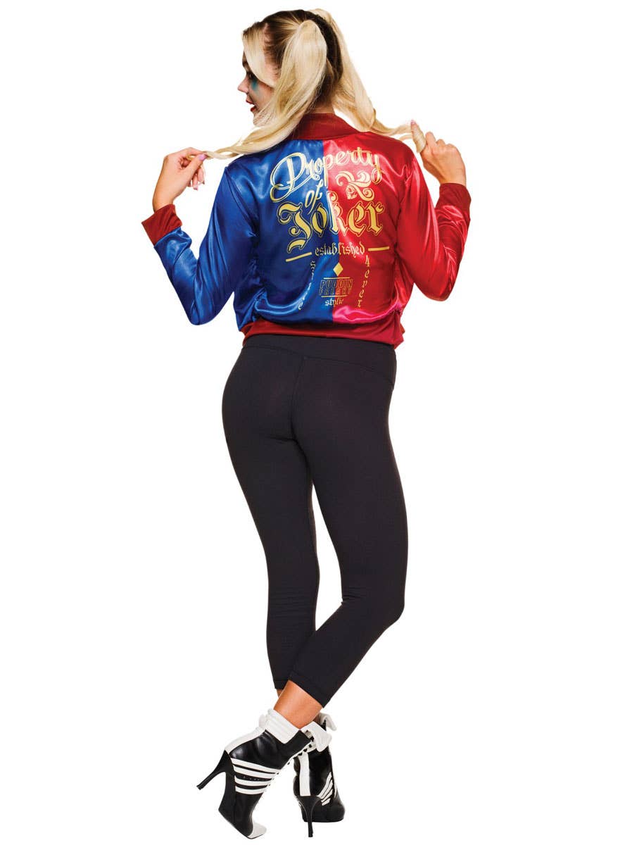 Image of Suicide Squad Harley Quinn Women's Costume Jacket - Back Image