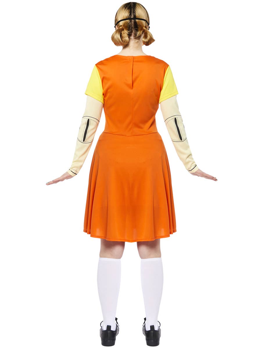 Image of Licensed Squid Game Doll Women's Costume - Back Image