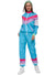 Image of Bodacious Blue 1980s Women's Shell Suit Costume - Main Image