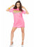 Image of Back to the Eighties Women's 1980s Costume Dress - Front View