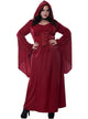 Image of Crimson Red Plus Size Womens Hooded Halloween Costume