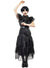 Image of Deluxe Plus Size Women's Wednesday Party Dress Costume - Front View