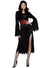 Women's Black and Red Sexy Vampire Mistress Halloween Costume - Main Image 