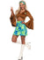 Image of Two Piece Sexy Hippie Womens 1970s Costume