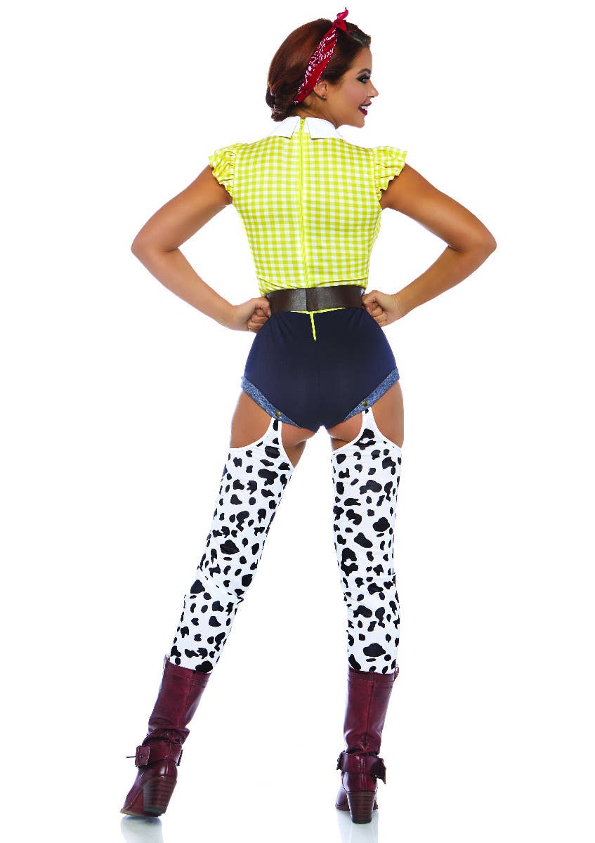 Women's Jessie Toy Story Cowgirl Fancy Dress Costume Back Image