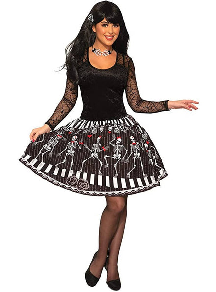 Image of Skeleton Chorus Women's Halloween Costume Dress