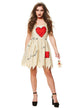 Image of Voodoo Doll Women's Halloween Costume - Front View