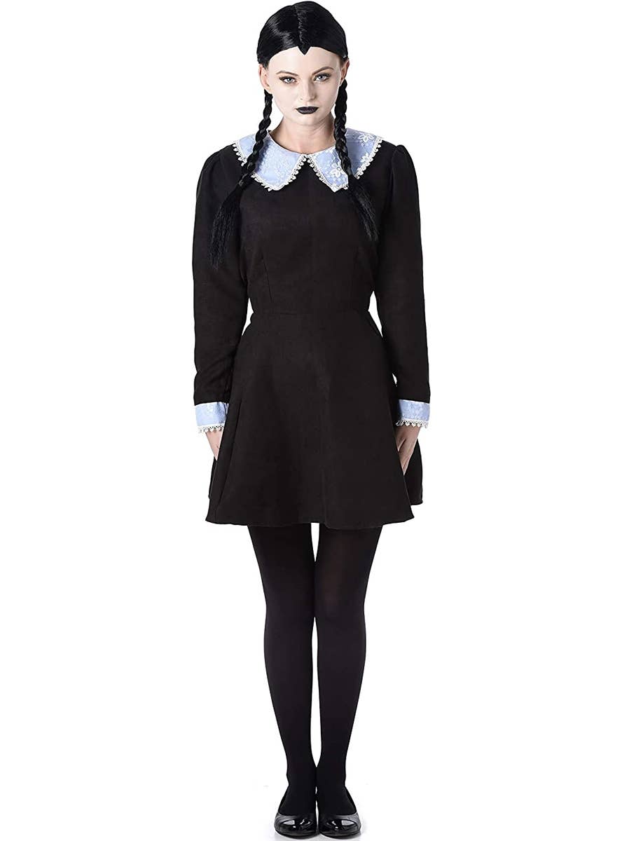 Image of Wicked Little Wednesday Women's Halloween Costume