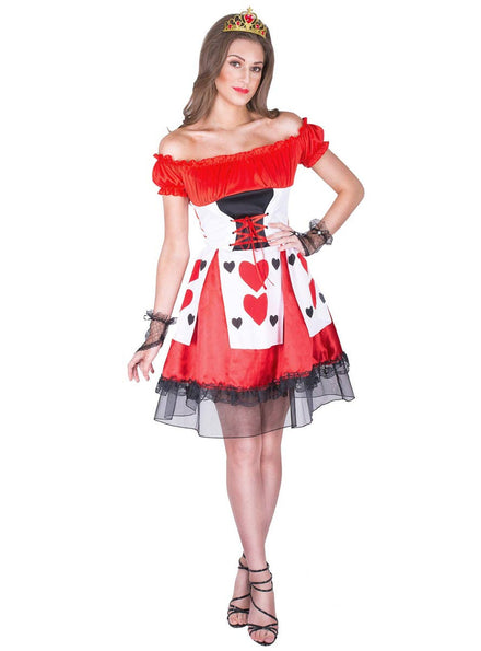 Image of Queen of Hearts Women's Storybook Costume - Main Image