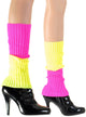 Image Of 80s Neon Pink and Yellow Leg Warmers