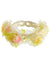Image of Floral Creamy Yellow 1970's Hippie Costume Bracelet