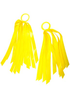 Image of Ribbon Tassel Yellow Hair Ties Costume Accessory