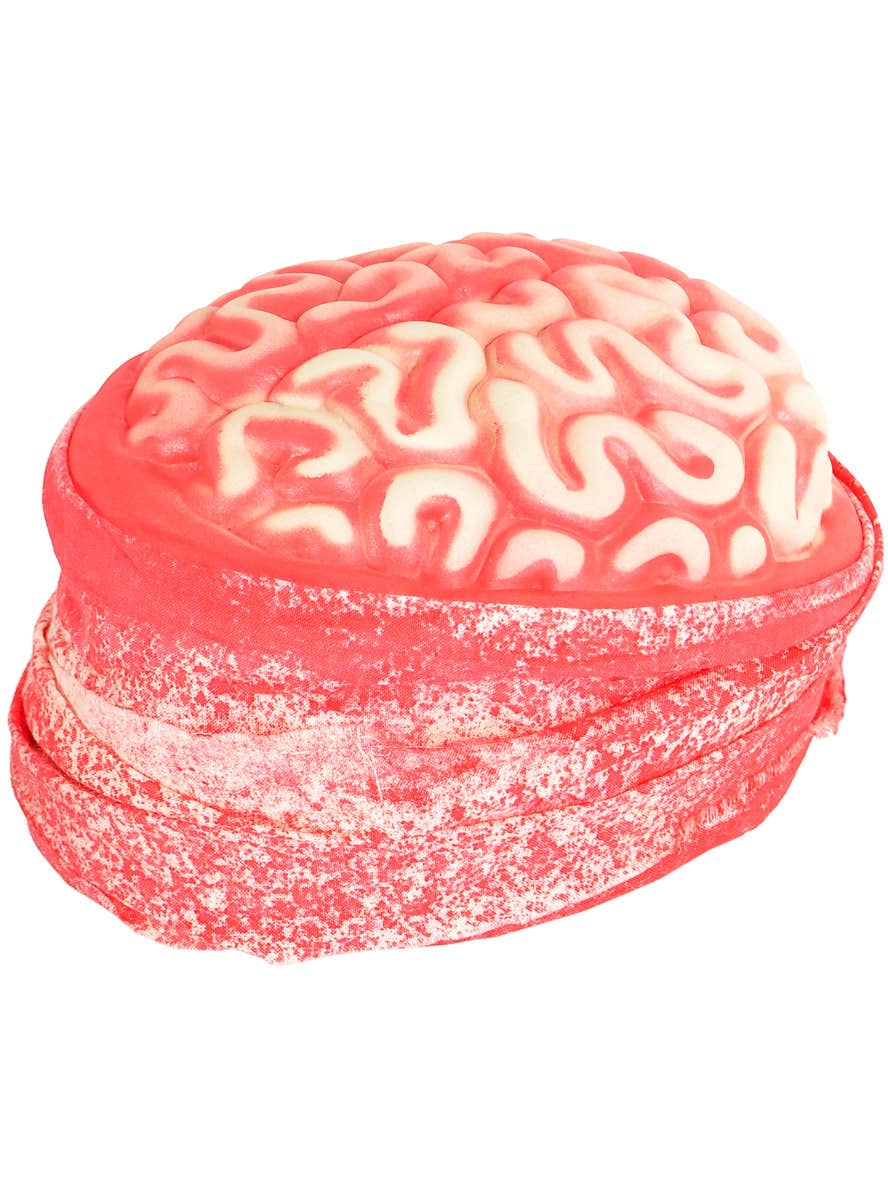 Image of Bloody Gauze Wrapped Zombie Brains Cap - Main Image